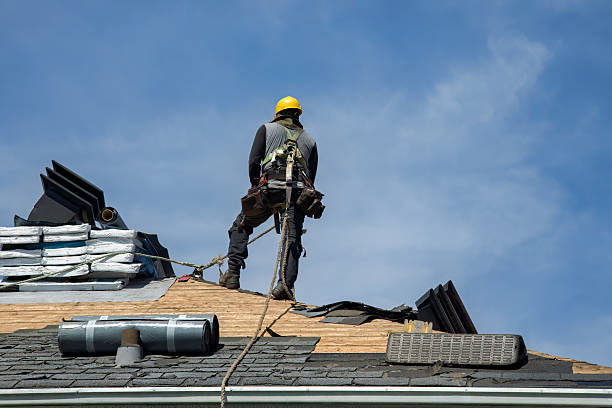 Professional Metal Roofing technician working in Bismarck, ND